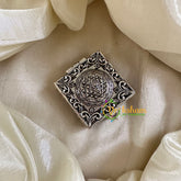 Silver Look Alike Temple Kumkum Box -Astro Stars-G10267